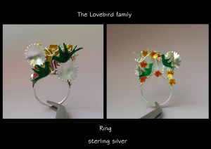 The Lovebird family: Front & Back