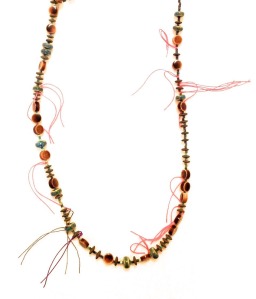 Brown Pink Desert necklace